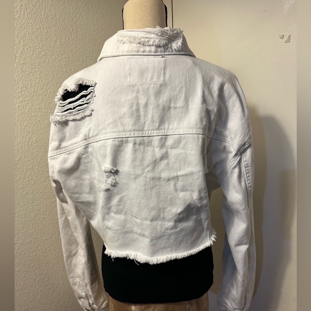 Refuge White Denim Jacket - Picture 7 of 11